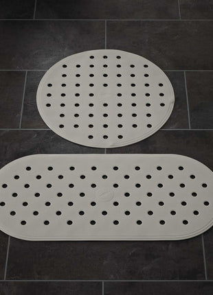 Badmat anti-slip Action grijs