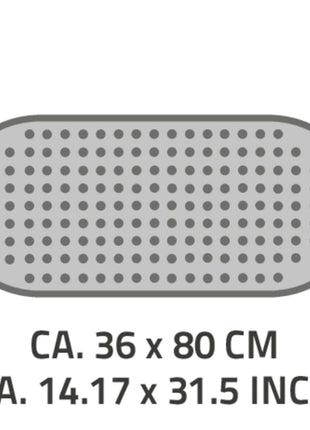 Badmat anti-slip Action grijs