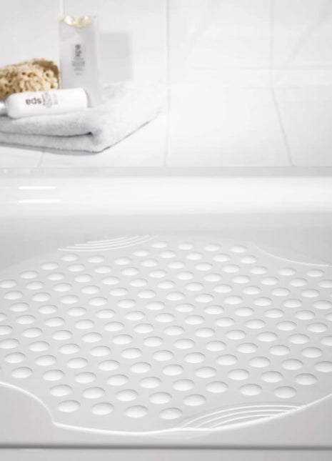 Douchemat anti-slip Tecno wit