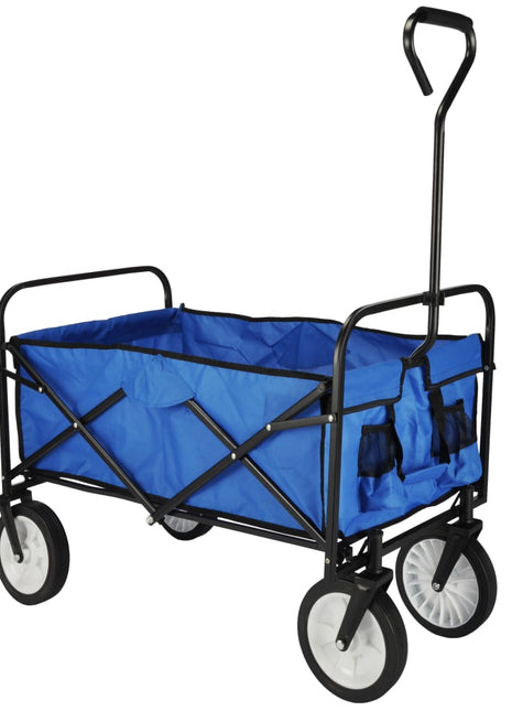 Bolderkar inklapbaar 53,5x83x27 cm blauw
