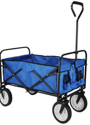 Bolderkar inklapbaar 53,5x83x27 cm blauw