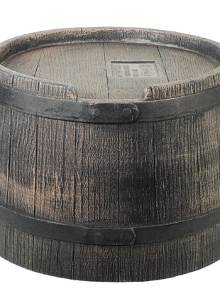 Standaard voor regenton met hout-look 45x28,5 cm bruin