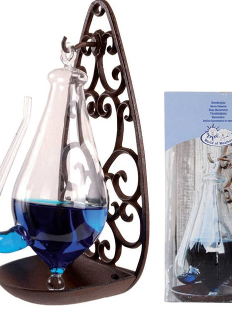 Weerglas met gietijzeren houder 0,5L TH31