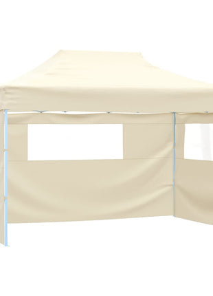 Vouwtent Pop-Up Met 4 Zijwanden 3X4,5 M Wit
