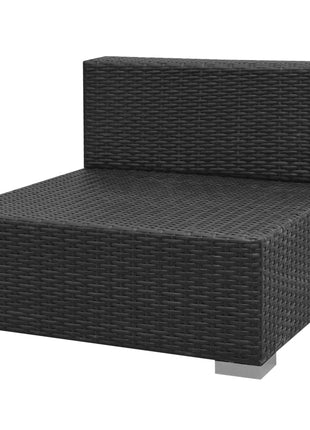 Loungeset Met Luifel Poly Rattan