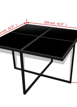 9-Delige Tuinset Met Kussens Poly Rattan