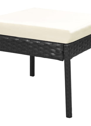 6-Delige Loungeset Met Kussens Poly Rattan