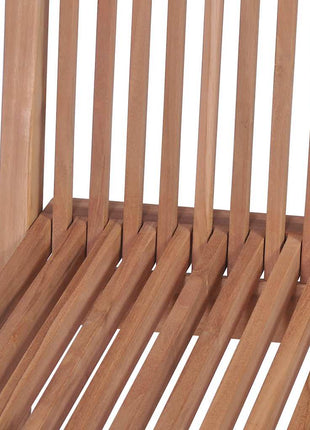 Tuinstoelen inklapbaar 4 st massief teakhout