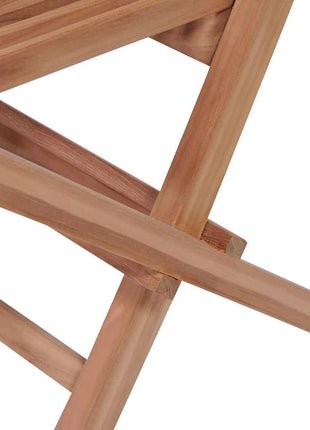 Tuinstoelen inklapbaar 4 st massief teakhout