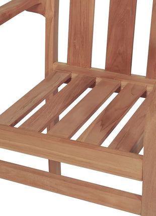 Tuinstoelen stapelbaar 2 st massief teakhout