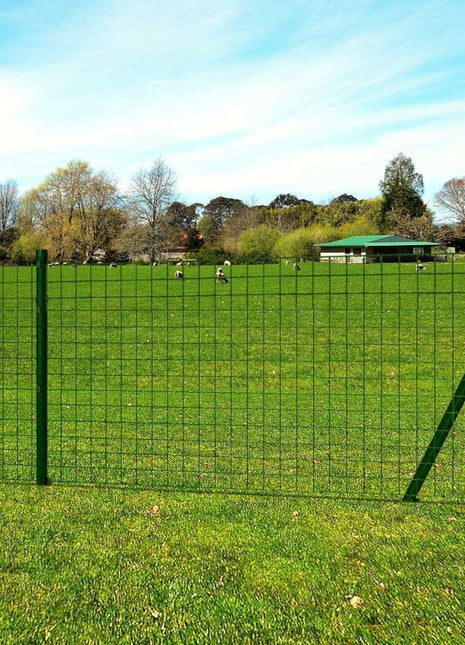 Eurohek 25x1,5 m staal groen