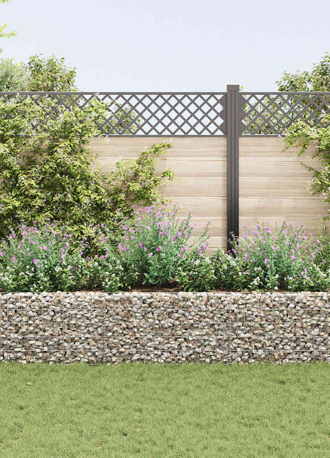Gabion plantenbak verhoogd 270x90x50 cm staal