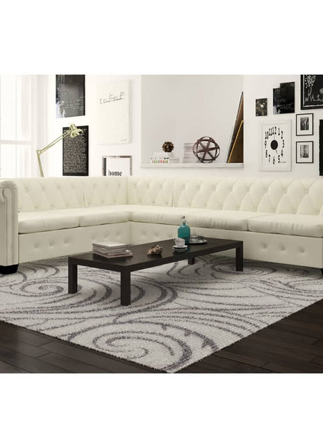 Chesterfield Hoekbank Kunstleer