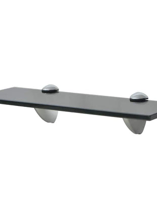 Zwevend Schap 8 Mm Glas Zwart