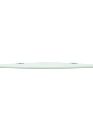 Hoekschap Met Chromen Dragers Glas Wit