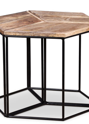 Salontafel 56X48X40 Cm Massief Mangohout