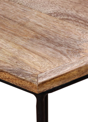 Salontafel 56X48X40 Cm Massief Mangohout