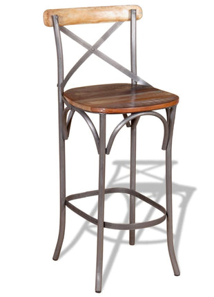 Barkruk Massief Gerecycled Hout
