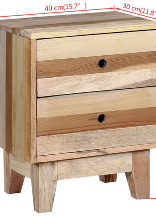 Nachtkastje Massief Gerecycled Hout