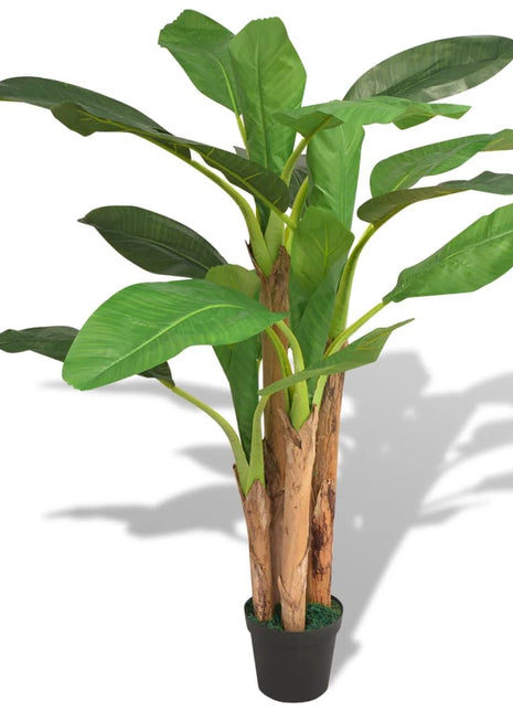 Kunst Bananenboom Plant Met Pot Groen