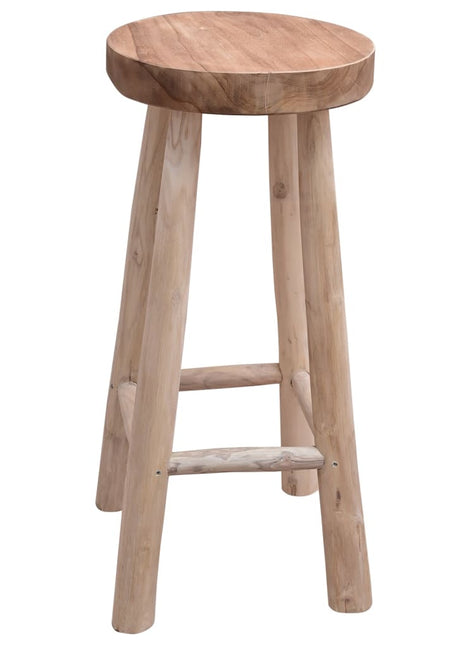 Barkruk Massief Teakhout