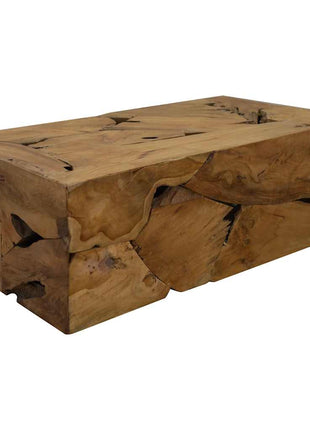 Salontafel 90X50X30 Cm Echt Teakhout Bruin