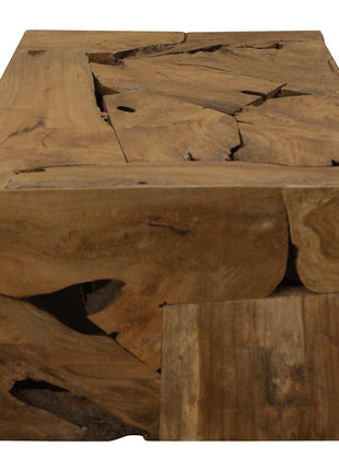 Salontafel 90X50X30 Cm Echt Teakhout Bruin