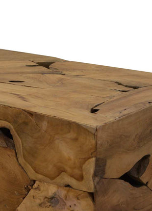 Salontafel 90X50X30 Cm Echt Teakhout Bruin