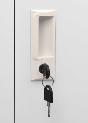 Lockerkast Met 4 Vakken 38X45X180 Cm Grijs