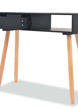 Wandtafel 80X30X72 Cm Massief Grenenhout