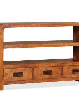 Tv-Meubel 90X30X55 Cm Massief Acaciahout