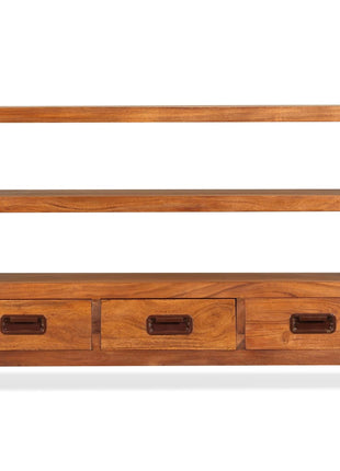 Tv-Meubel 90X30X55 Cm Massief Acaciahout
