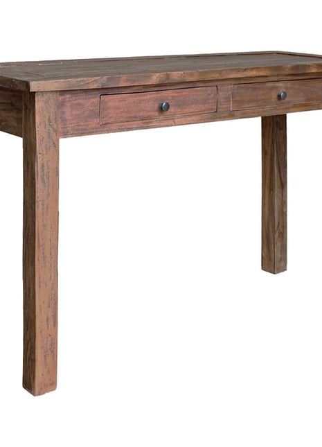 Wandtafel 123X42X75 Cm Massief Mahoniehout Grijs