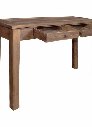 Wandtafel 123X42X75 Cm Massief Mahoniehout Grijs