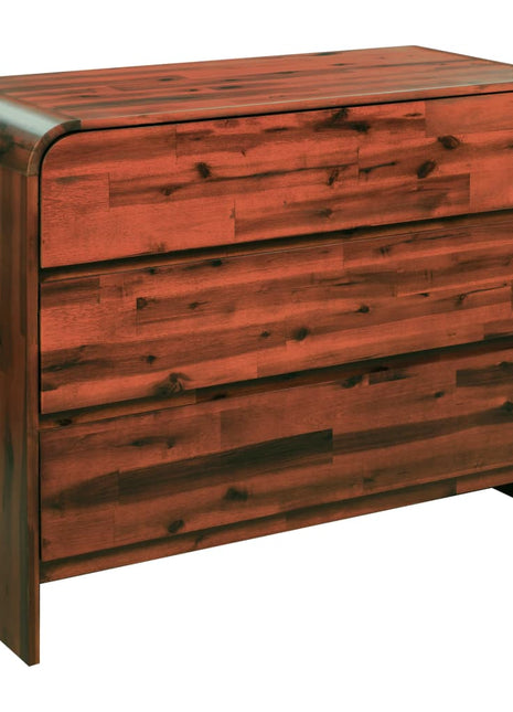 Ladekast 90x37x75 cm massief acaciahout