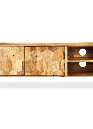Tv-Meubel 118X35X40 Cm Massief Mangohout