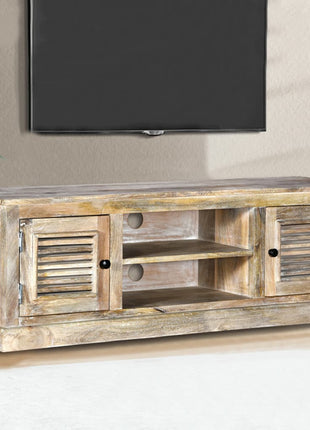 Tv-Meubel Massief Mangohout