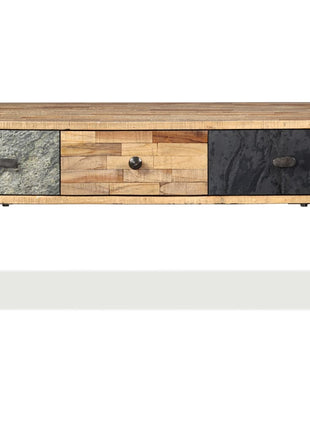 Salontafel 90X65X40 Cm Massief Gerecycled Teakhout
