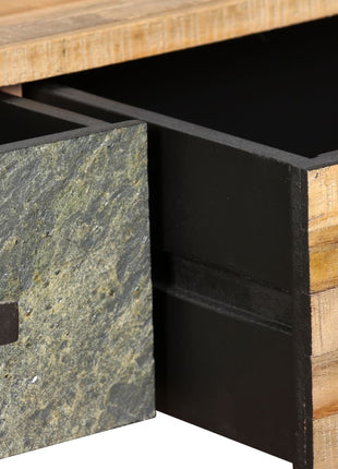 Salontafel 90X65X40 Cm Massief Gerecycled Teakhout