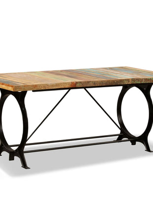 Eettafel 180 Cm Massief Gerecycled Hout