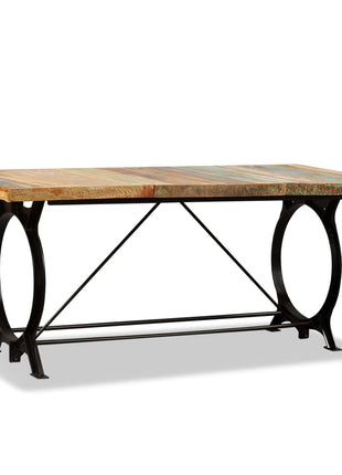 Eettafel 180 Cm Massief Gerecycled Hout