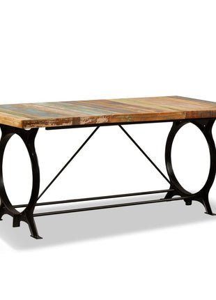 Eettafel 180 Cm Massief Gerecycled Hout