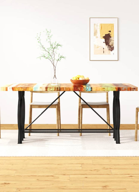 Eettafel 180 Cm Massief Gerecycled Hout