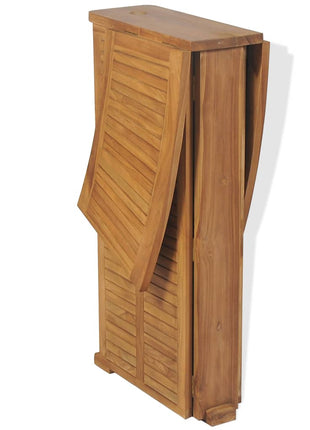 Bartafel Inklapbaar 155X53X105 Cm Massief Teakhout Blauw
