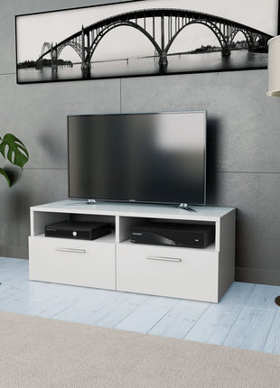 Tv-Meubel 95X35X36 Cm Bewerkt Hout Kleurig