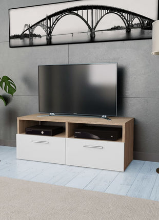 Tv-Meubel 95X35X36 Cm Bewerkt Hout Kleurig