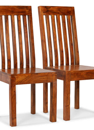 Eetkamerstoelen Modern Hout Met Honingafwerking