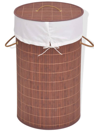 Wasmand Ovaal Bamboe Natuurlijk
