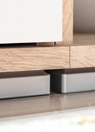 Tv-Wandmeubel Met Led-Verlichting Sonoma