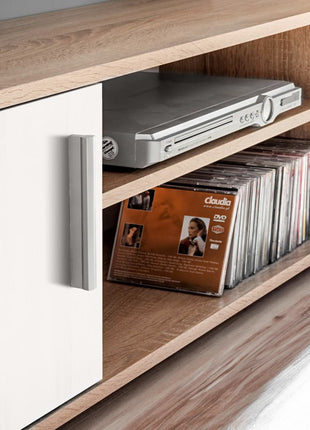 Tv-Wandmeubel Met Led-Verlichting Sonoma